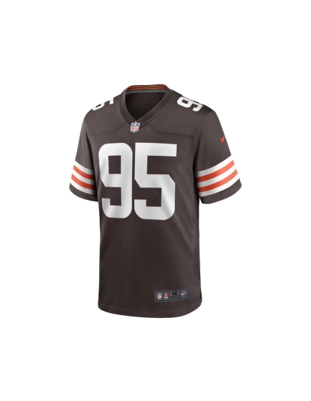 Mens Cleveland Browns Myles Garrett Brown Player Game Jersey