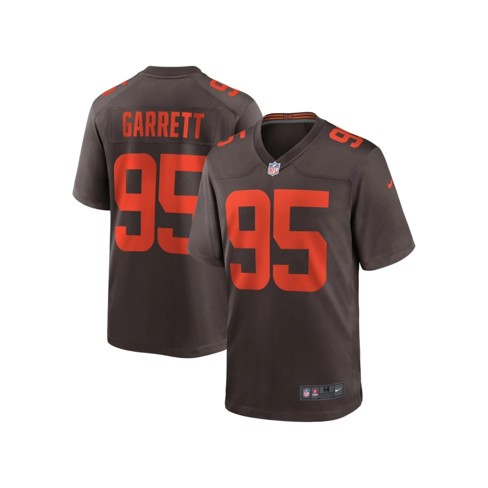 Mens Cleveland Browns Myles Garrett Brown Alternate Game Jersey