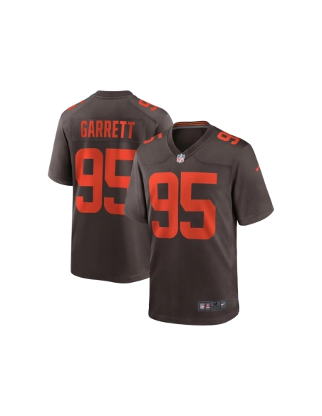 Mens Cleveland Browns Myles Garrett Brown Alternate Game Jersey
