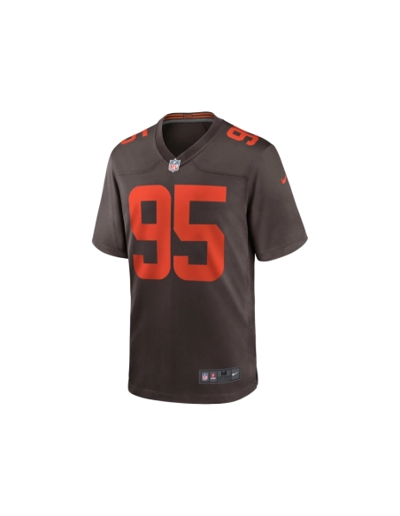 Mens Cleveland Browns Myles Garrett Brown Alternate Game Jersey