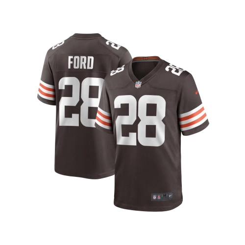 Mens Cleveland Browns Mike Ford Brown Team Game Jersey