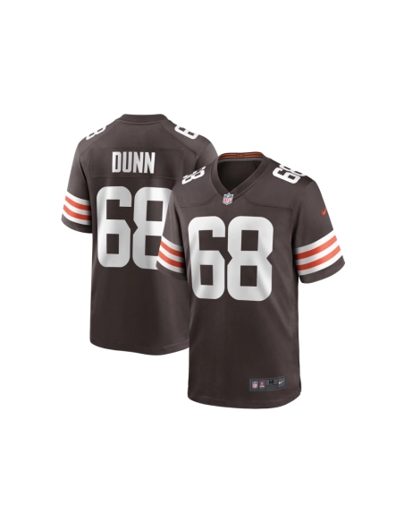 Mens Cleveland Browns Michael Dunn Brown Game Jersey