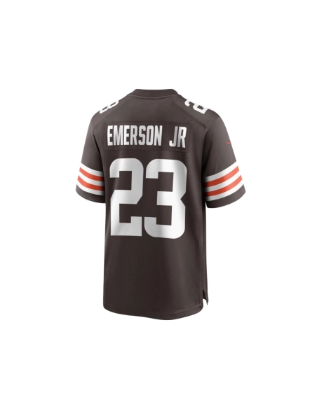 Mens Cleveland Browns Martin Emerson Jr. Brown Game Player Jersey