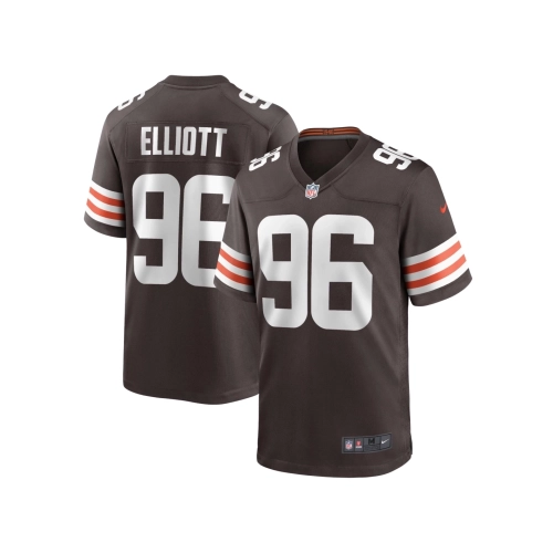 Mens Cleveland Browns Jordan Elliott Brown Game Jersey