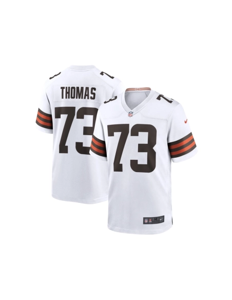 Mens Cleveland Browns Joe Thomas White Retired Game Player Jersey
