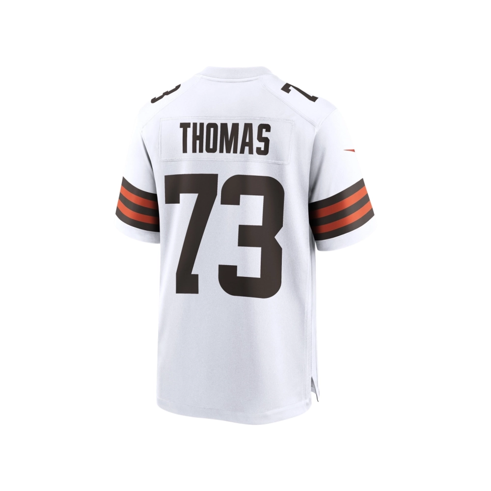 Mens Cleveland Browns Joe Thomas White Retired Game Player Jersey