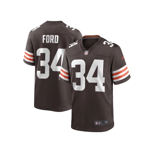Mens Cleveland Browns Jerome Ford Brown Game Player Jersey