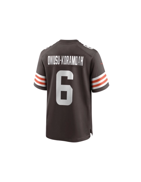 Mens Cleveland Browns Jeremiah Owusu-Koramoah Brown Team Game Jersey
