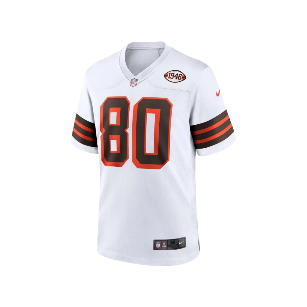 Mens Cleveland Browns Jarvis Landry White 1946 Collection Alternate Game Jersey