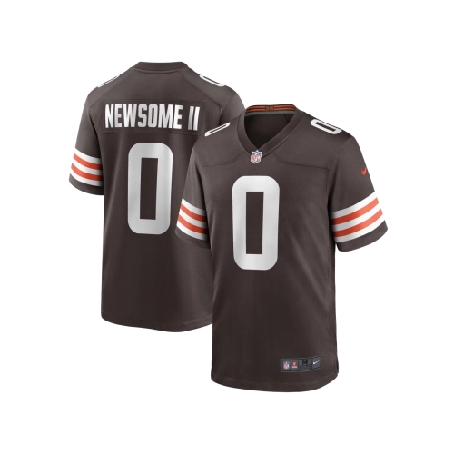 Mens Cleveland Browns Greg Newsome II Brown Team Game Jersey