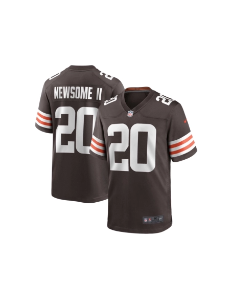 Mens Cleveland Browns Greg Newsome II Brown Game Jersey