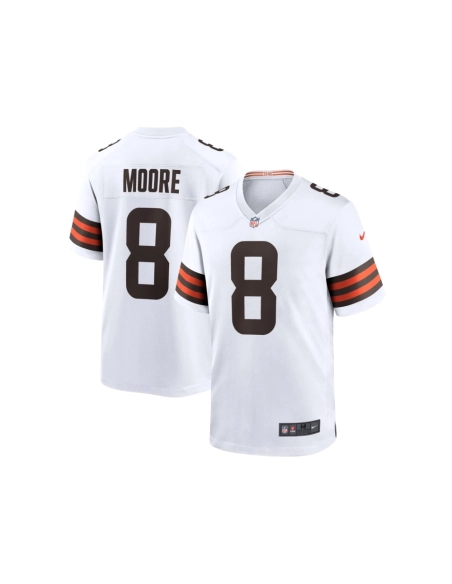 Mens Cleveland Browns Elijah Moore White Team Game Jersey