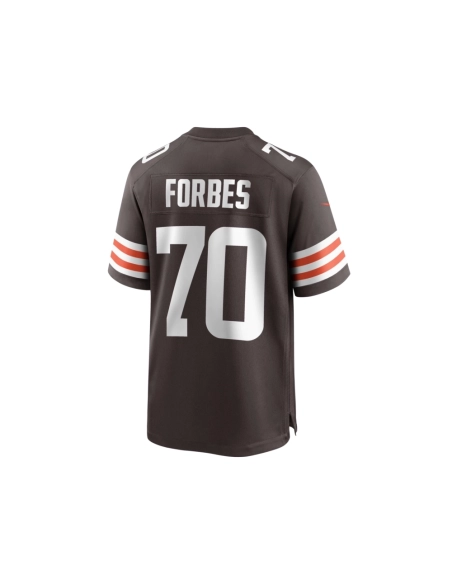 Mens Cleveland Browns Drew Forbes Brown Team Game Jersey