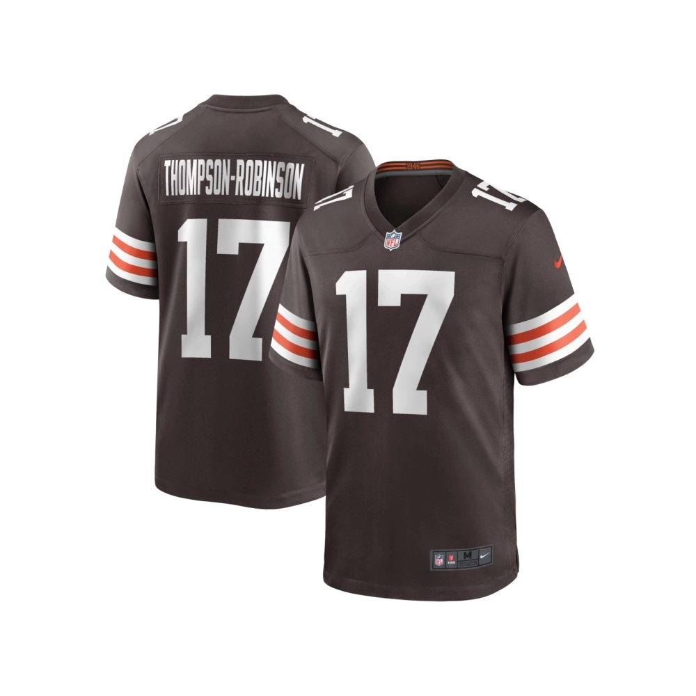Mens Cleveland Browns Dorian Thompson-Robinson Brown Team Game Jersey