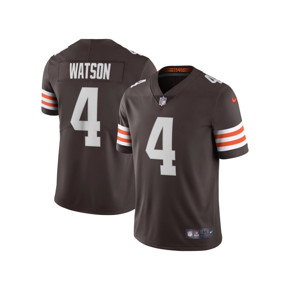 Mens Cleveland Browns Deshaun Watson Brown Vapor Limited Jersey