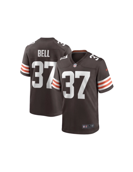 Mens Cleveland Browns DAnthony Bell Brown Game Player Jersey