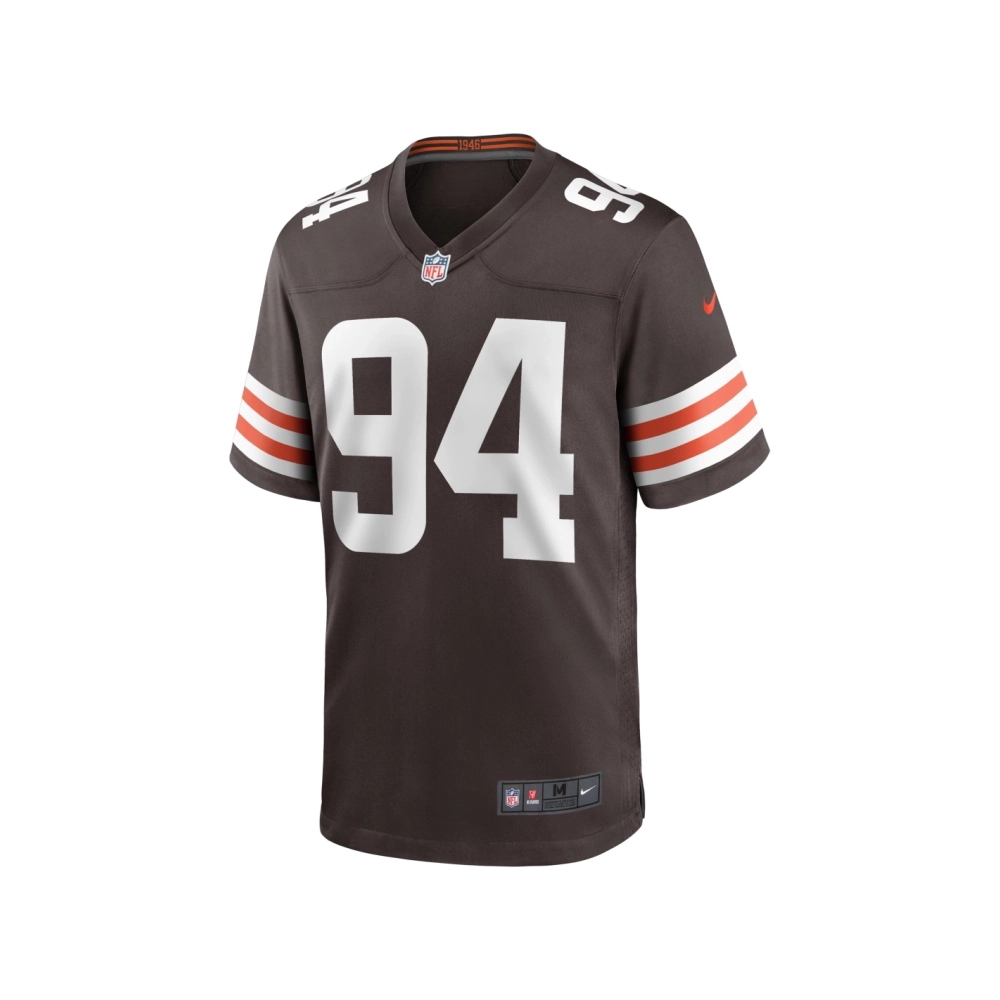 Mens Cleveland Browns Dalvin Tomlinson Brown Game Player Jersey