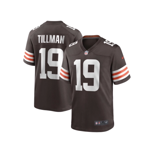 Mens Cleveland Browns Cedric Tillman Brown 2023 NFL Draft Pick Game Jersey
