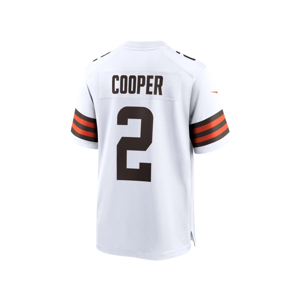 Mens Cleveland Browns Amari Cooper White Game Jersey