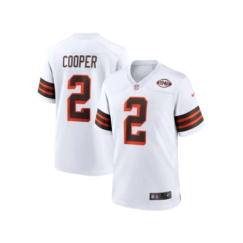 Mens Cleveland Browns Amari Cooper White Alternate Game Jersey