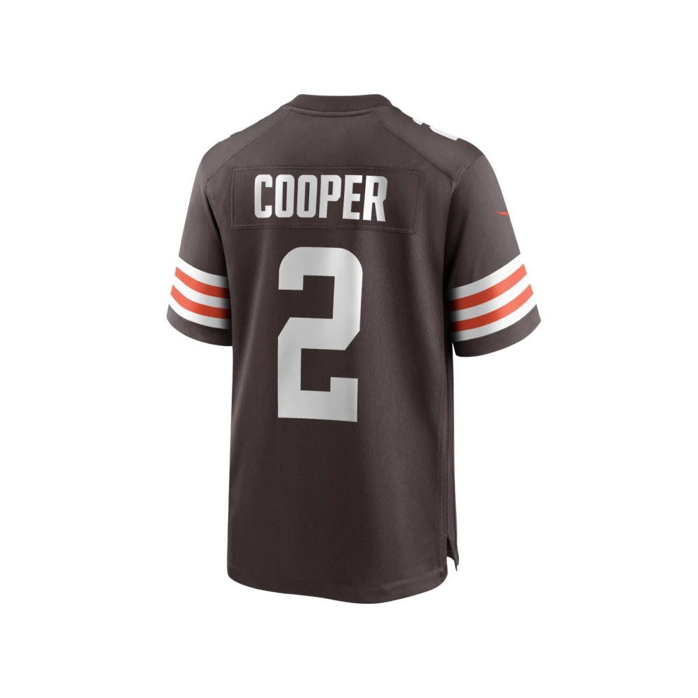 Mens Cleveland Browns Amari Cooper Brown Game Jersey