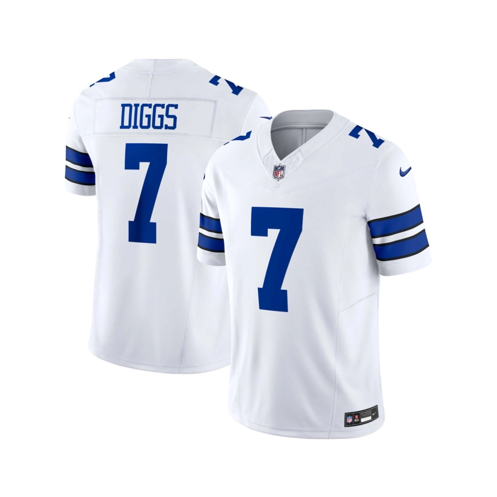 Mens Dallas Cowboys Trevon Diggs White Vapor F.U.S.E. Limited Jersey