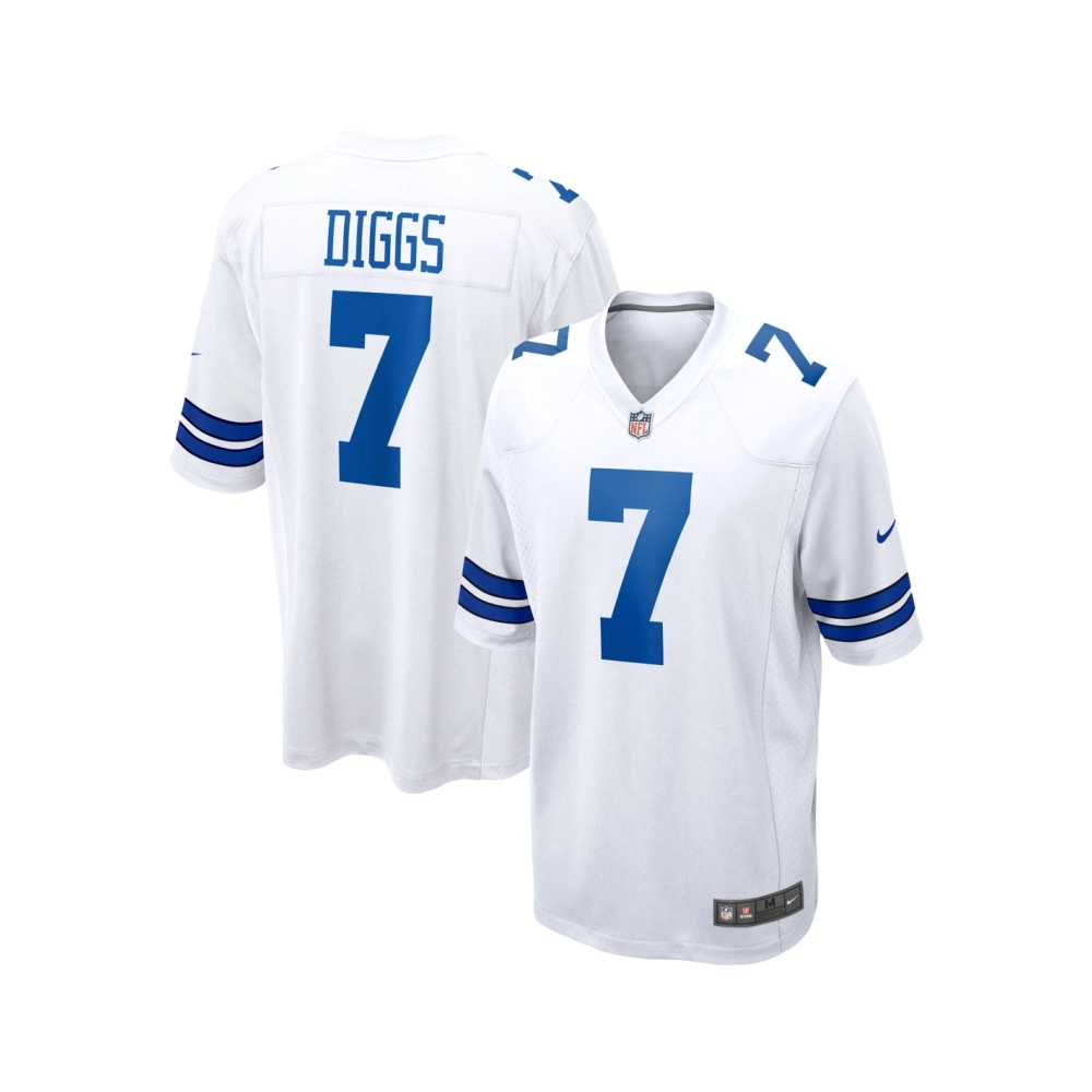 Mens Dallas Cowboys Trevon Diggs White Game Jersey