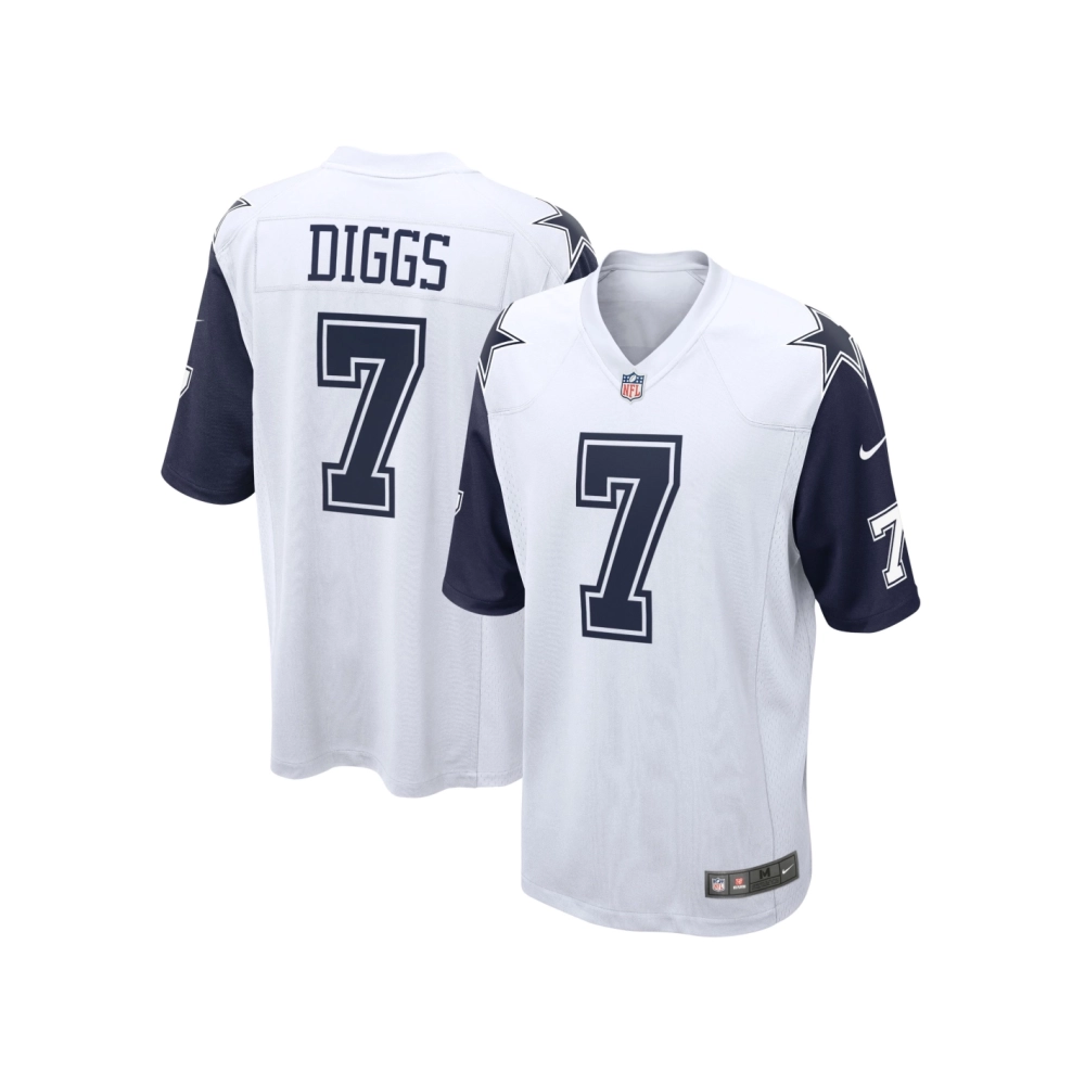 Mens Dallas Cowboys Trevon Diggs White Alternate Game Jersey