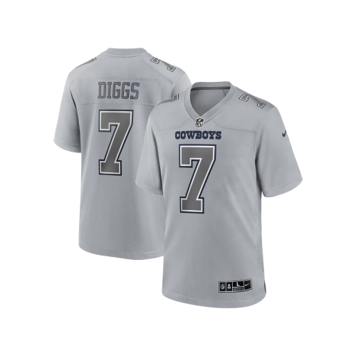 Mens Dallas Cowboys Trevon Diggs Gray Atmosphere Fashion Game Jersey