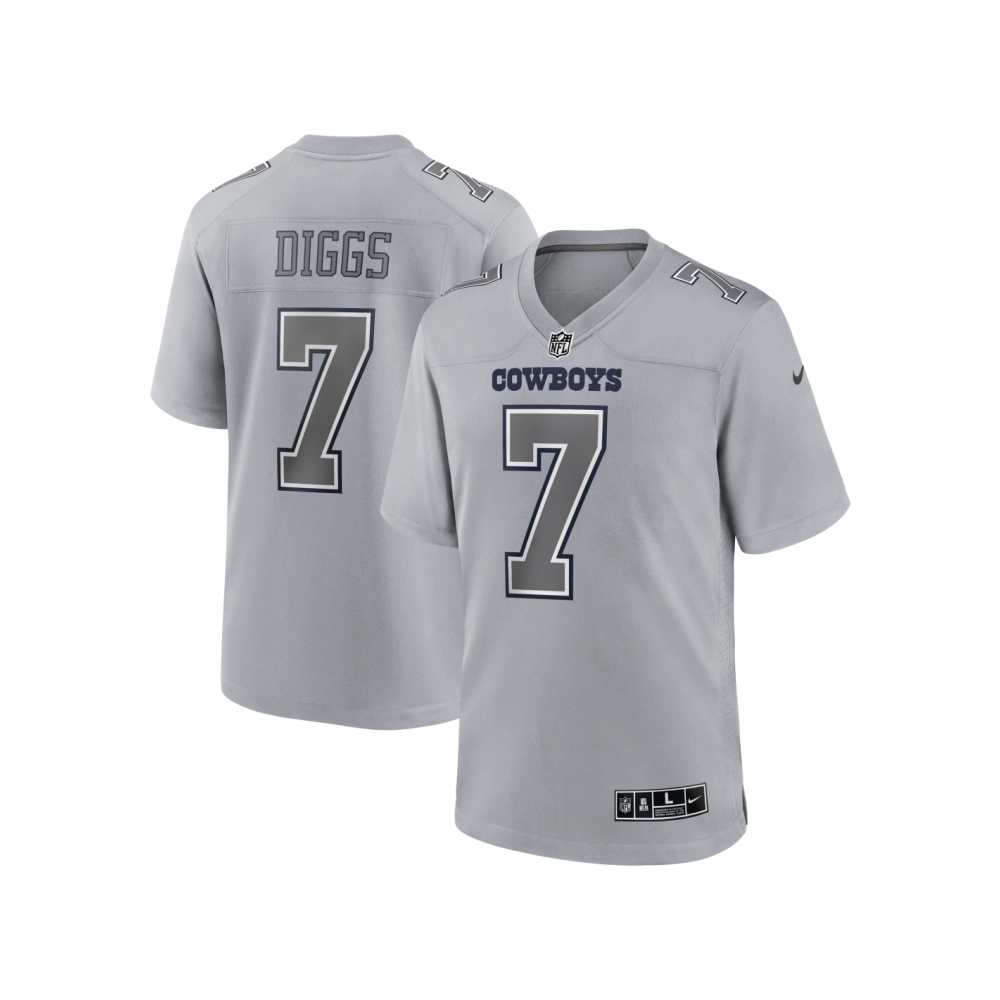 Mens Dallas Cowboys Trevon Diggs Gray Atmosphere Fashion Game Jersey