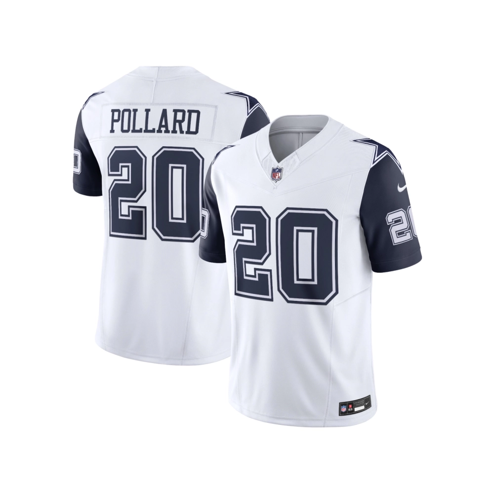 Mens Dallas Cowboys Tony Pollard White Vapor F.U.S.E. Limited Jersey