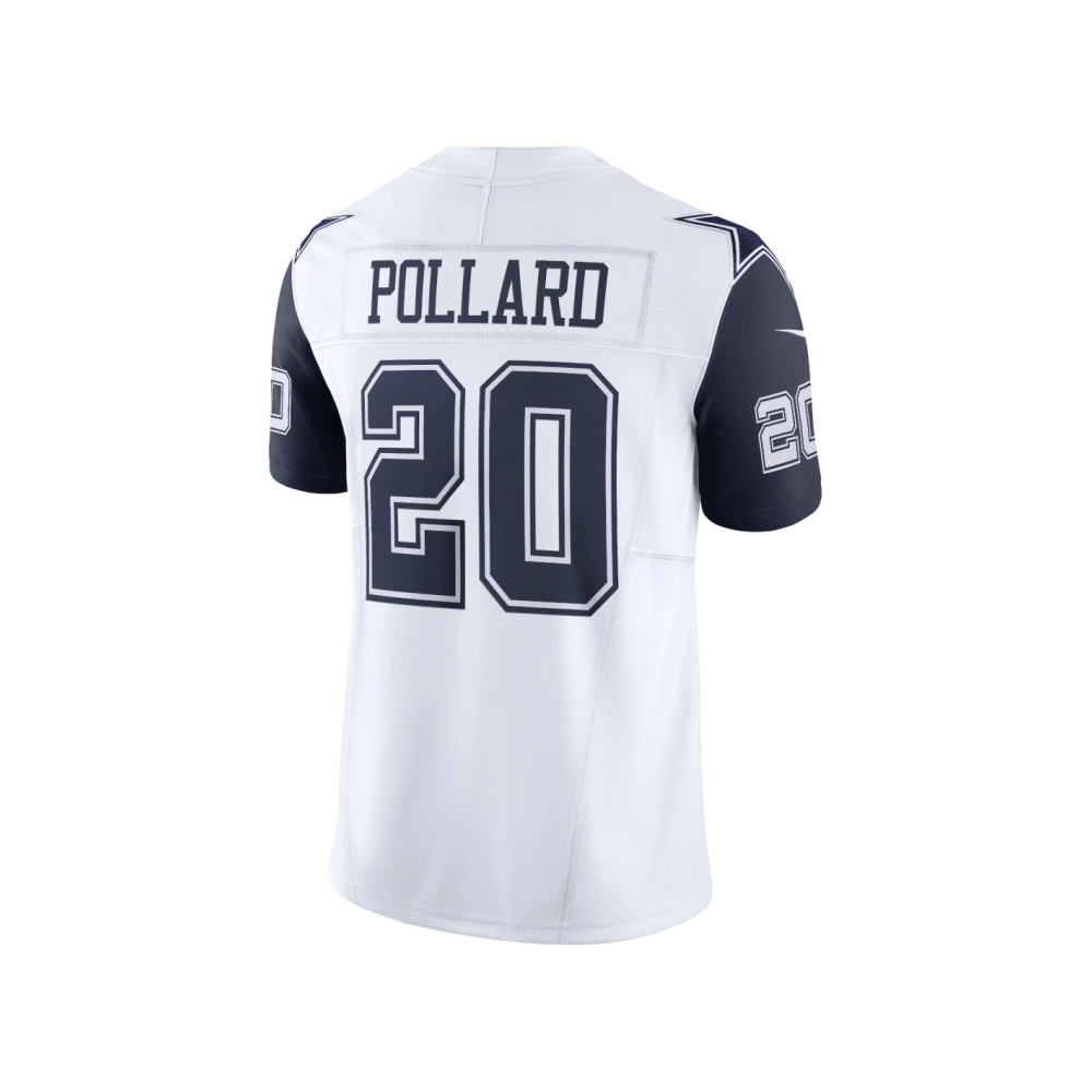 Mens Dallas Cowboys Tony Pollard White Vapor F.U.S.E. Limited Jersey