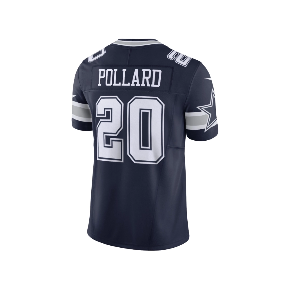 Mens Dallas Cowboys Tony Pollard Navy Vapor F.U.S.E. Limited Jersey
