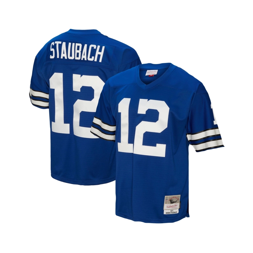 Mens Dallas Cowboys Roger Staubach Royal Legacy Replica Jersey