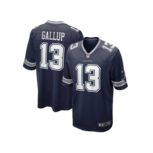 Mens Dallas Cowboys Michael Gallup Navy Game Jersey