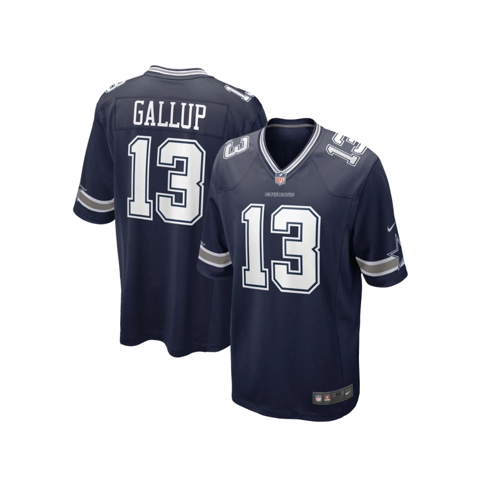 Mens Dallas Cowboys Michael Gallup Navy Game Jersey