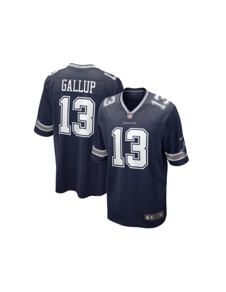Mens Dallas Cowboys Michael Gallup Navy Game Jersey