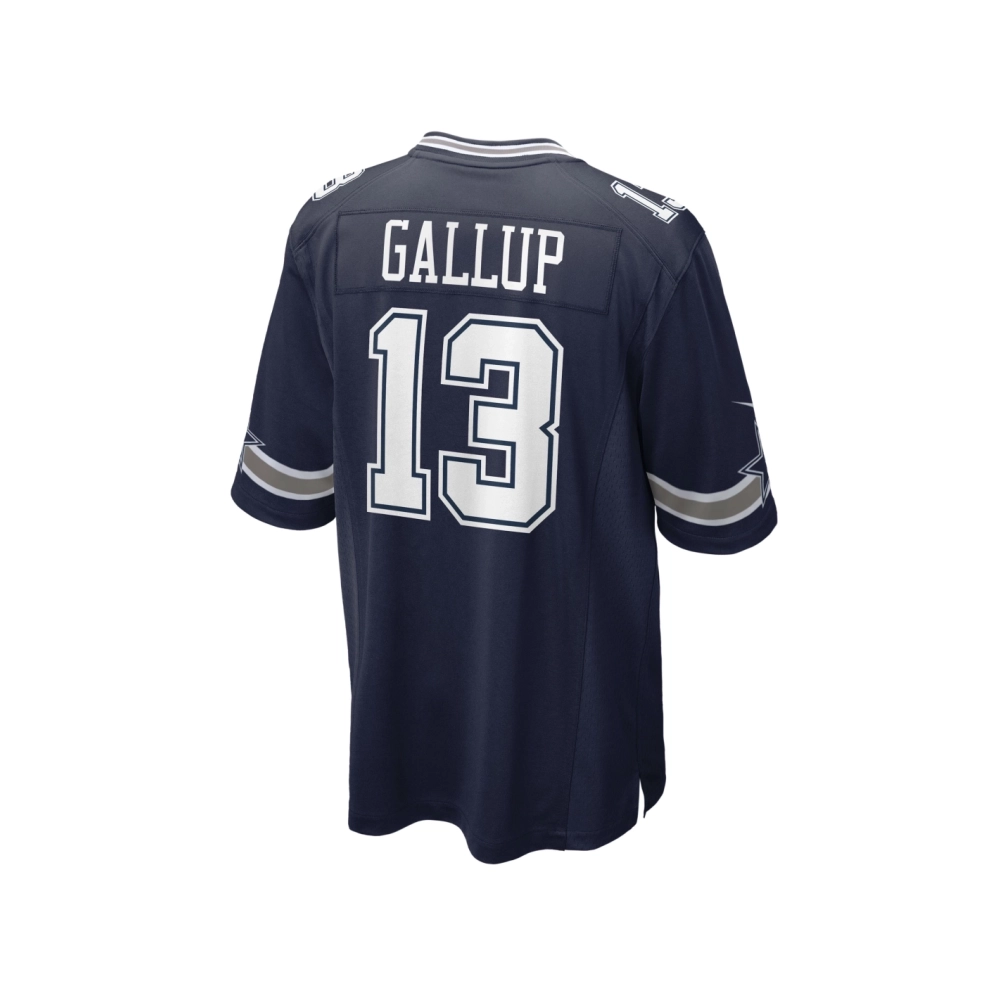 Mens Dallas Cowboys Michael Gallup Navy Game Jersey
