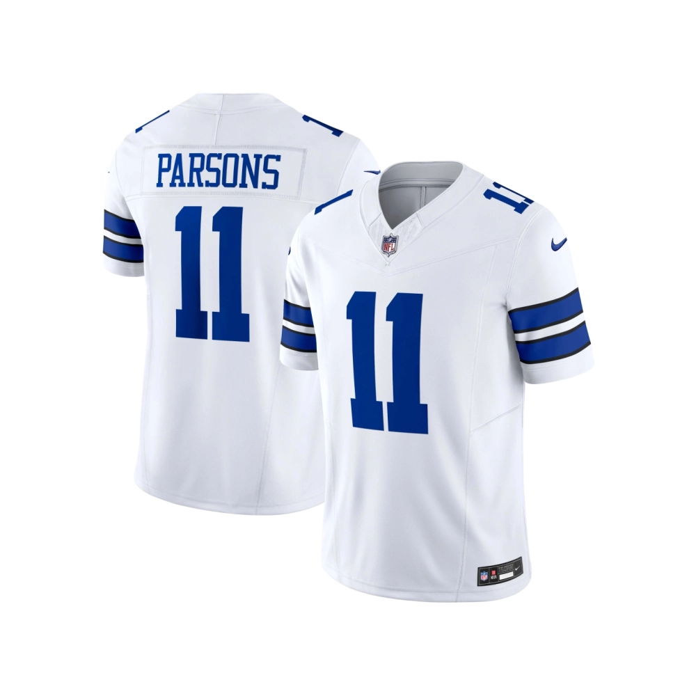Mens Dallas Cowboys Micah Parsons White Vapor F.U.S.E. Limited Jersey