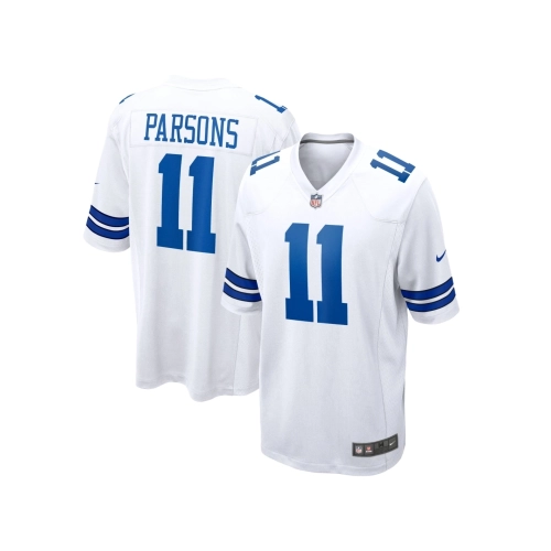 Mens Dallas Cowboys Micah Parsons White Game Player Jersey