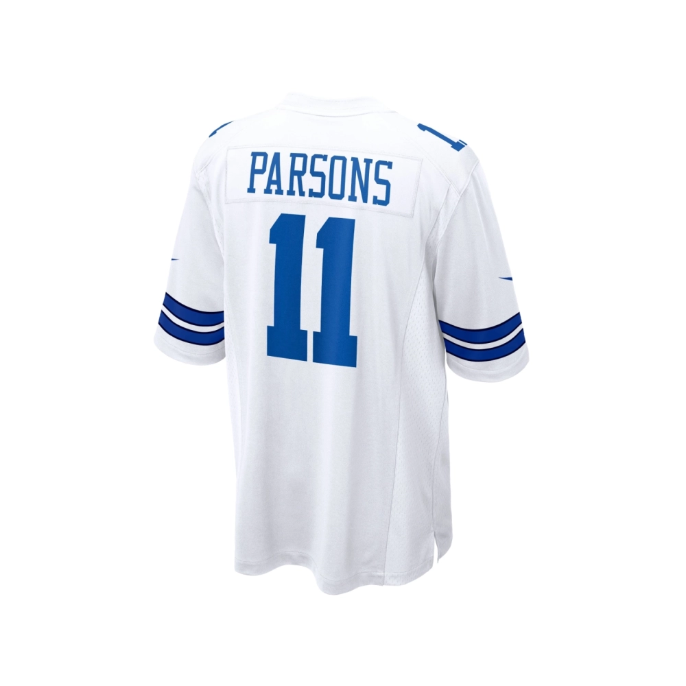 Mens Dallas Cowboys Micah Parsons White Game Player Jersey