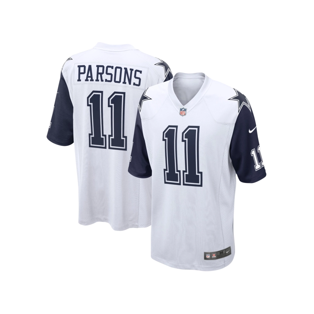 Mens Dallas Cowboys Micah Parsons White Alternate Game Jersey