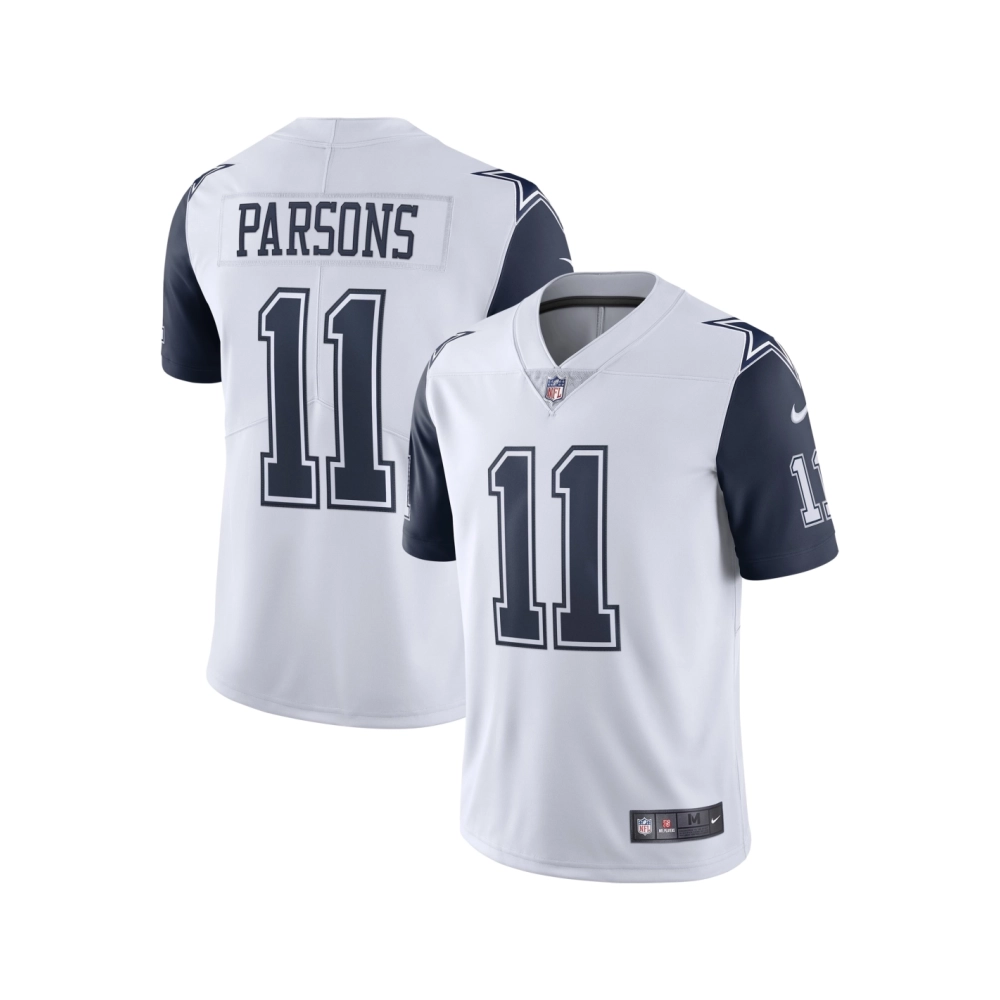 Mens Dallas Cowboys Micah Parsons White Alternate 2 Vapor Limited Jersey