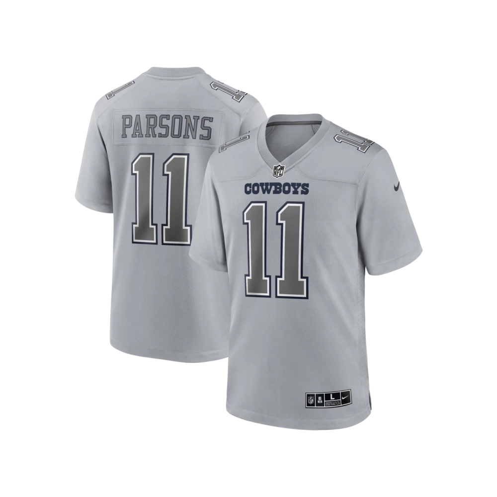Mens Dallas Cowboys Micah Parsons Gray Atmosphere Fashion Game Jersey