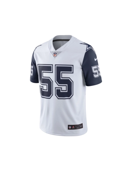Mens Dallas Cowboys Leighton Vander Esch White Color Rush Vapor Limited Jersey