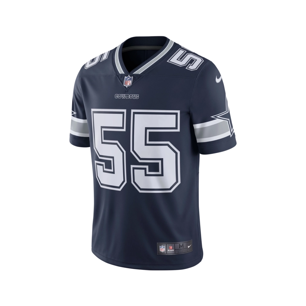 Mens Dallas Cowboys Leighton Vander Esch Navy Vapor Limited Player Jersey