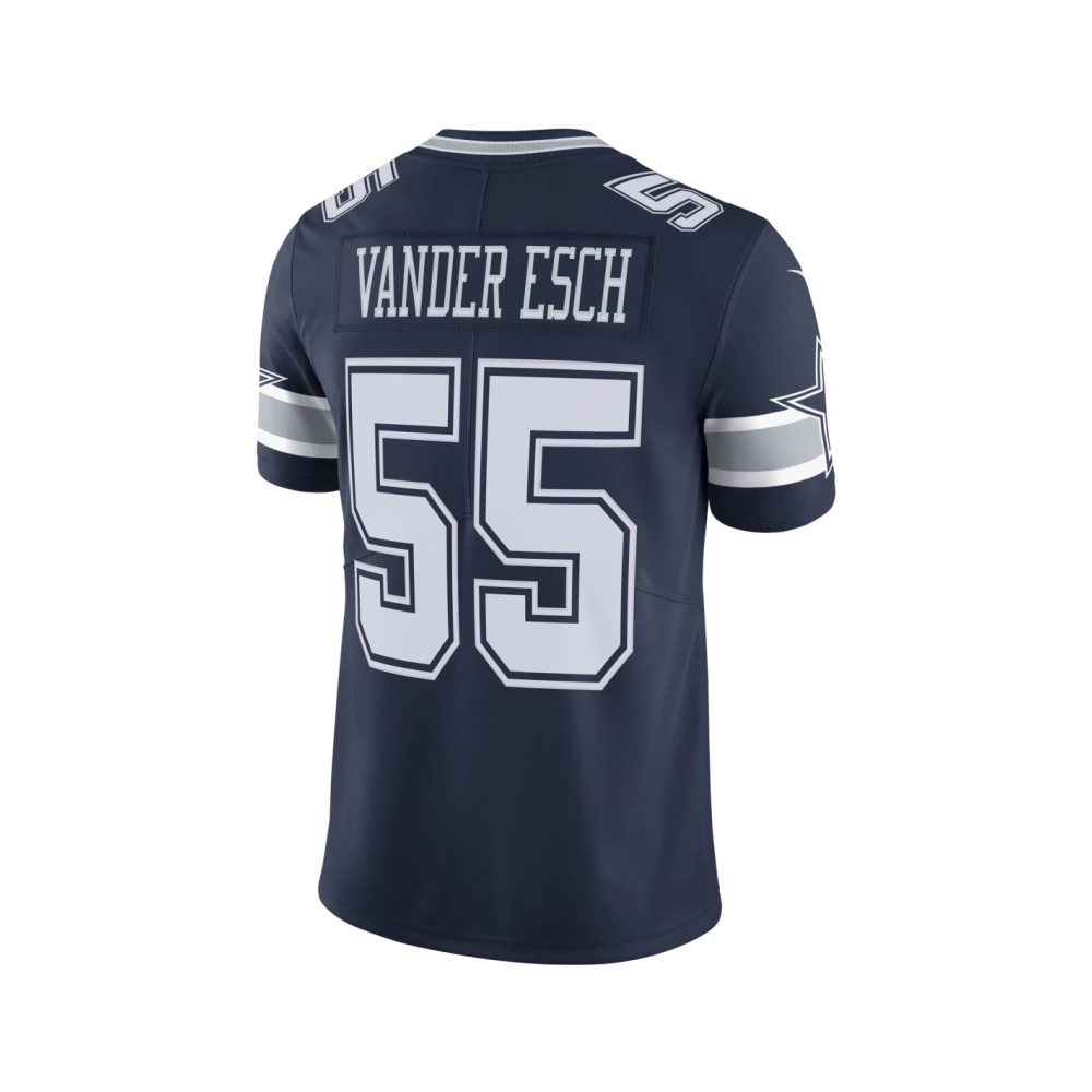 Mens Dallas Cowboys Leighton Vander Esch Navy Vapor Limited Player Jersey