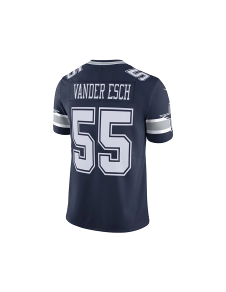 Mens Dallas Cowboys Leighton Vander Esch Navy Vapor Limited Player Jersey