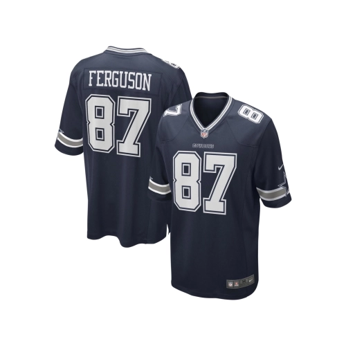 Mens Dallas Cowboys Jake Ferguson Navy Game Jersey