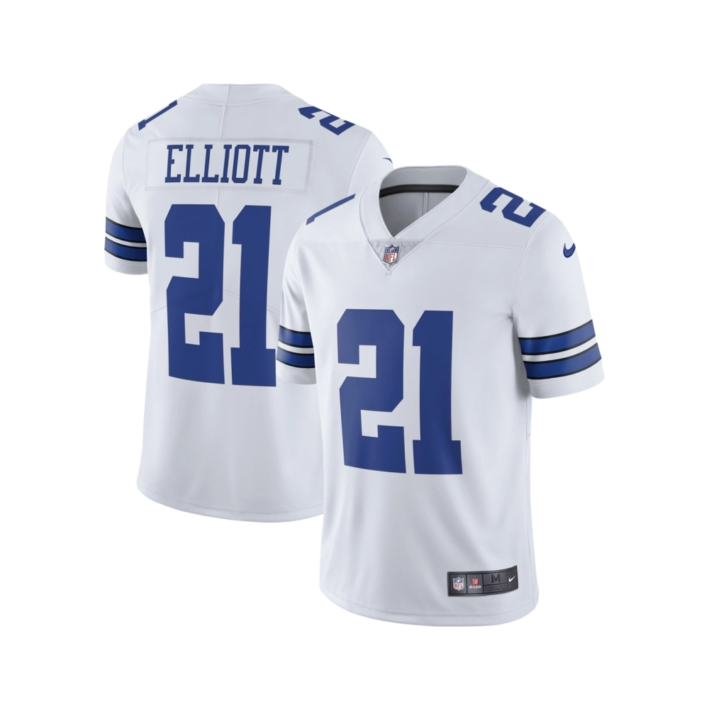 Mens Dallas Cowboys Ezekiel Elliott White Vapor Limited Player Jersey
